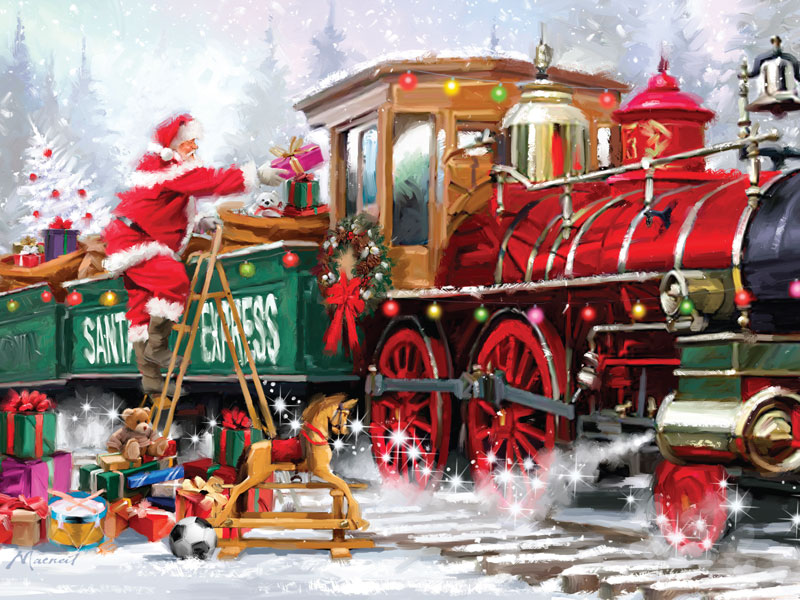 santa express toy train
