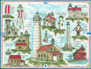 10518 Lighthouses of Door County