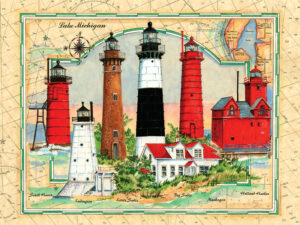 10534 Lighthouses of Michigan