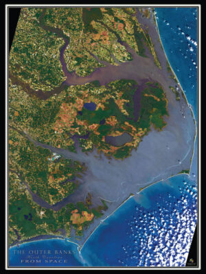 20601 The Outer Banks NC From Space